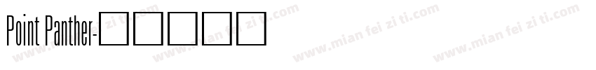 Point Panther字体转换